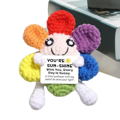 Muñeca De Ganchillo - Haciendo Con Inspirador Hecho A Mano, Juguete Divertido Lindo, Decoración Para El Apreciación De Los Maestros Celebración De La Simpatía De La Oficina En Domic