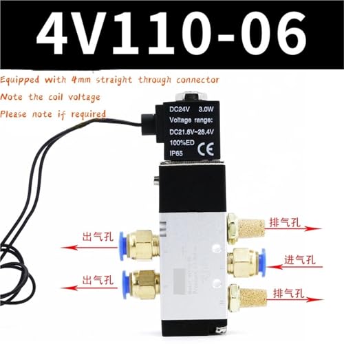 Bobine de commutation de vanne pneumatique 24V stable et rapide