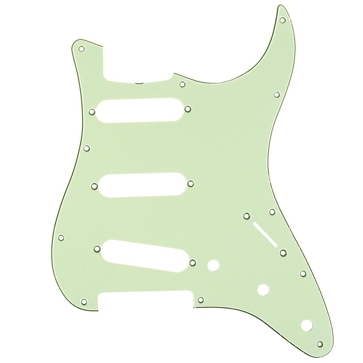 セルロイド製 ストラトピックガード '64 crazyparts グリーンガード Amazon.com: Musiclily Pro 11-Hole 62 Vintage Style SSS Strat