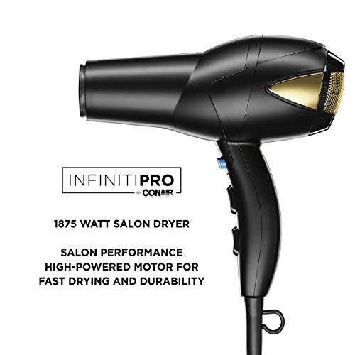 Infinitipro By Conair 1875 Watt Salon Hair Dryer For Coarse, Thick, Wavy, Curly, And Frizzy Hair #TOP1