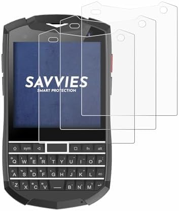 Savvies Ultra-Transparent Schutzfolie für Unihertz Titan Pocket Display - Transparenz-Spezial - Ideal für Akribisten