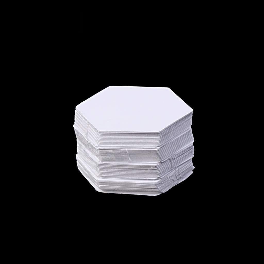 Lerpwige 100Pieces 22mm Paper Cutout Quilting Templates Hexagon Paper Template Sewing Accessory For Quilting Patchwork Craft Sewing Craft