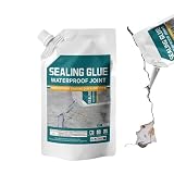 Sigillante Riparatore Per Fessure E Crepe In Calcestruzzo 500ml, Malta Liquida Impermeabile Ad Asciugatura Rapida, Per Sigillare Fughe Finestre, Muri, Bagno E Cucina Con Effetto Idrorepellente