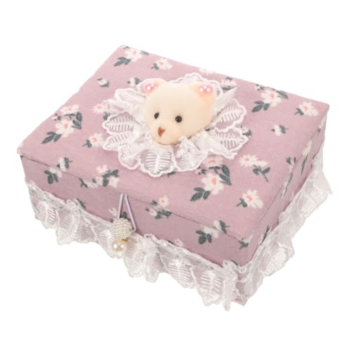 Beatifufu Portable Fabric Sewing Pin Box Sewing Kit Box Sewing Needle Case for Embroidery Pin Storage