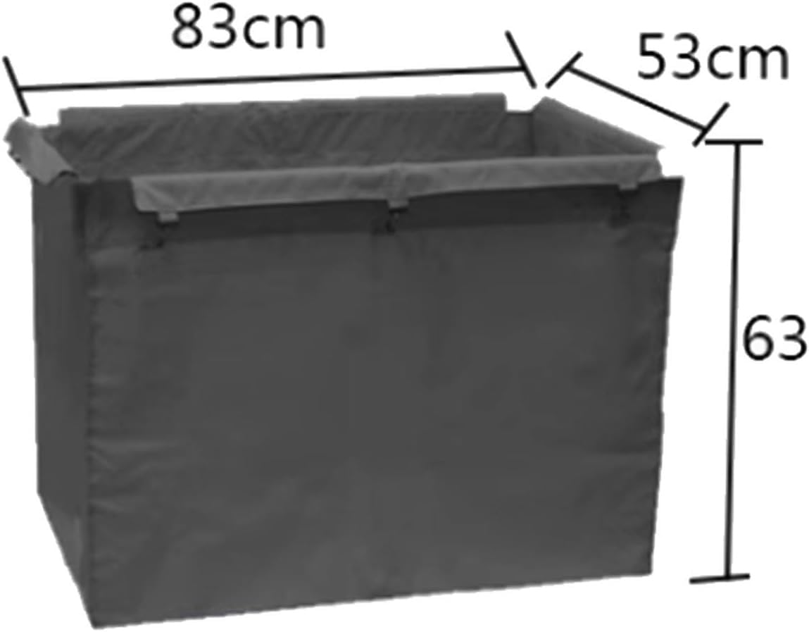 Fodera impermeabile per lavanderia da 400 l, con copertura di ricambio rimovibile, adatta per vasche da bucato da 90 x 65 x 80 cm e vasche per la pulizia (blu)
