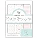 Amazing Baby Cotton Muslin Swaddle Blankets, Set of 3, Pink Party