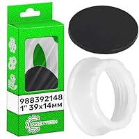 Innengewinde Abflussrohr Stopfen 1 39x14 mm mit Deckel für Abflussrohren oder für die Siphon mit Originalcode 988392148 - Garantie 10 Jahre - ONIX TECH