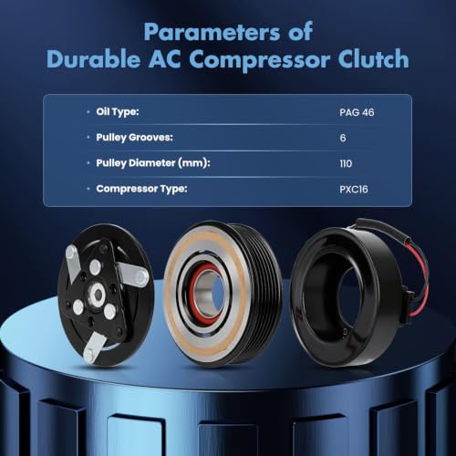 Image of ECCPP AC Compressor Clutch 2021-2024 for Land Rover Discovery L4 2.0L