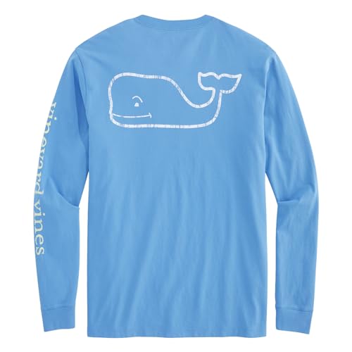 Image of vineyard vines Men's Long Sleeve Vintage Whale Pocket T-Shirt