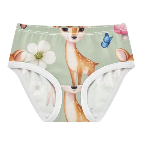 Cute Deer Girls Underwear Toddler 2t Cotton Girl Panties Cute Bright Briefs Undies Kids