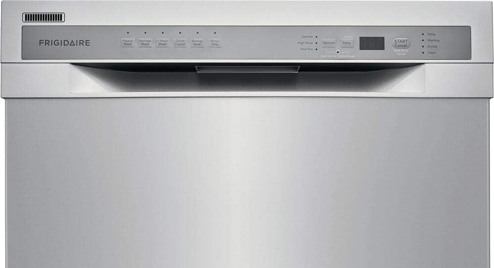 Frigidaire FFBD2420US 24" Built-in Dishwasher with Stainless Steel Drum 14 Place Settings 4 Cycles in Stainless Steel