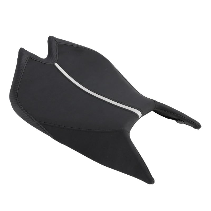Cojín de asiento para Aprilia Rsv4 1100 acabado premium en poliuretano negro 6