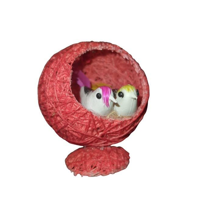 Buy TRES BELLE Handcrafted Decorative Thread Birds Nest , Table Top