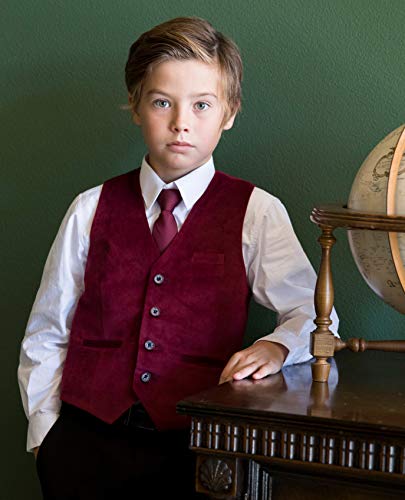 Gioberti Kids and Boys Velvet Formal Suit Vest2