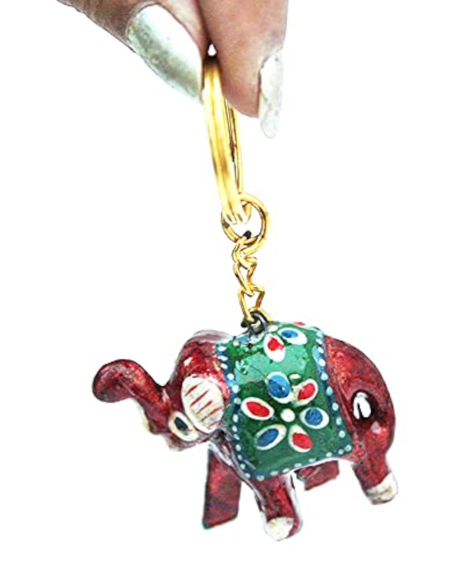 Elephant Key Chain Set of 12 Decorative Key Ring