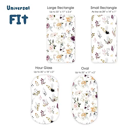 Stretch Ultra Soft Fitted Bassinet Sheet Set 2 Pack