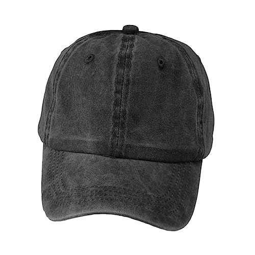 PACKOVE Fashion Denim Baseball Hat Women Men Retro Peaked Cap Comfortable Denim Great for Outdoors