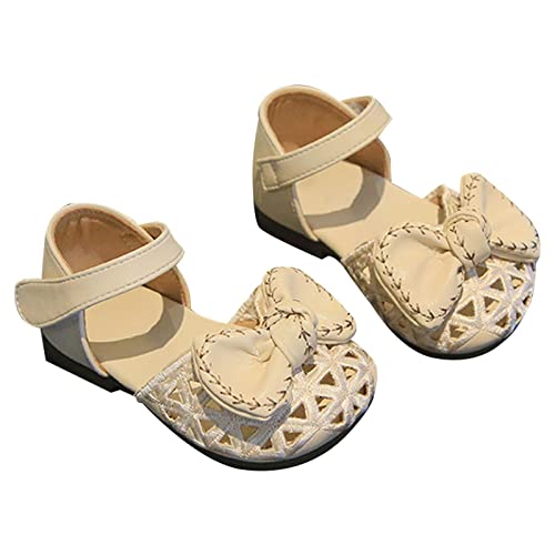 Summer New Soft Bottom Breathable Light Non Slip Solid Color Bow Children Cute Beach Baby Girl Sandals 3-6 Months