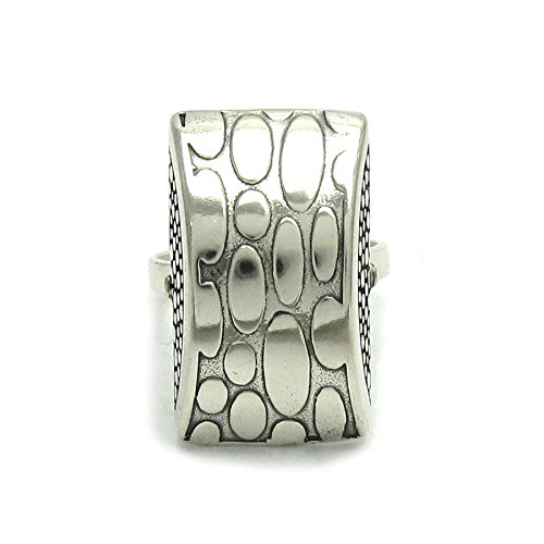 Bague en argent massif 925 R001444 Empress anneau femme homme tendance