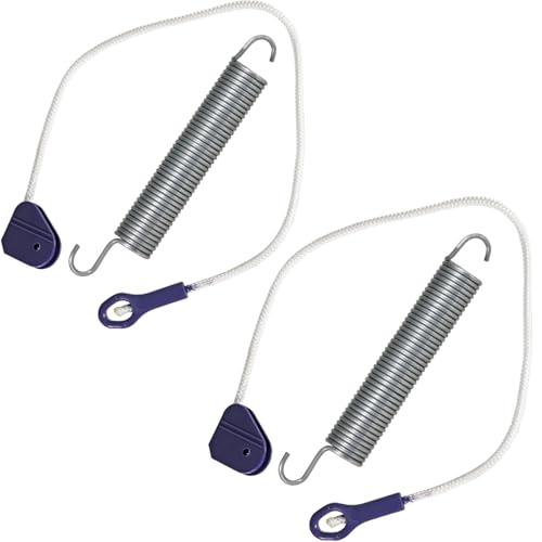 Support de tension de charnière SPARES2GO pour lave-vaisselle Beko avec 2 ressorts et 2 cordes