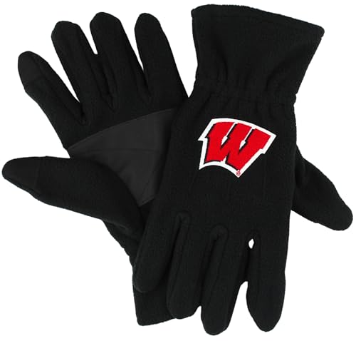 Donegal Bay Wisconsin Badgers Fleece Texting Gloves