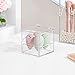 HBlife Acrylic Clear Beauty Blender Holder, 4 Hole Makeup Sponge Holder with Dustproof Lid