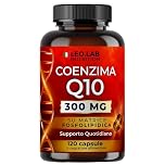 Coenzima Q10 300mg ad Alto Dosaggio 120 Capsule (4 Mesi di Scorta) - Integratore Q10 Made in Italy