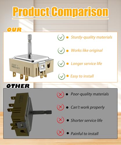 Image of DG44-01006B Range Oven Dual Infinite Switch | Fits for Samsung Range Oven, Replace AP6037530、PS11771631、EAP11771631 ETC.
