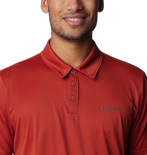 Image of Columbia Men's Solid Regular Fit Hike Polo