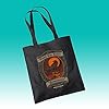 Edgar Allan Poe Quoth The Raven Nevermore Black Tote Bag - Book Poem Lover Quote Phrase Gothic Goth Poet Horror Literature Novel Gift Present (Black Prime) #2