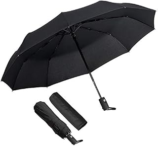 ECHOICE Uniseks dla dorosłych wiatroszczelny składany parasol typu tote automatyczne otwieranie zamykanie kompaktowy z 10-żebrowym wzmocnioną ramą i tkaniną teflonową