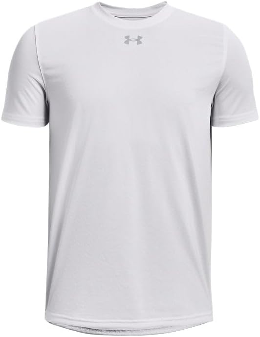Under Armour Youth Team Tech Short Sleeve Shirt YXL White