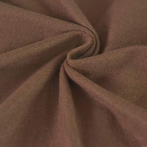 Image of Easy-Going 4 Pieces Oversized Stretch Couch Cover for Dogs Washable | Sectional Sofa Slipcover for 3 Separate Cushion Couch - Elastic Furniture Protector for Pets, Kids Brown