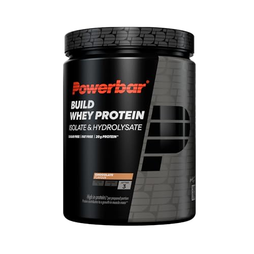 Powerbar - Black Line - Build Whey Protein - Chocolate - 572g - vegetarisches Proteinpulver