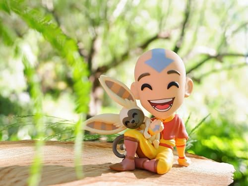 Youtooz Avatar Aang 4" Inch Vinyl Action Figure - Avatar The Last Air Bender Aang & Momo, Youtooz Avatar The Last Airbender Collection Based on Animation