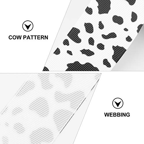 ULTECHNOVO Vaca Padrão de Flores de Fita Fita de Embrulho Fita de Gorgorão Fitas de Cetim Tecido Emb