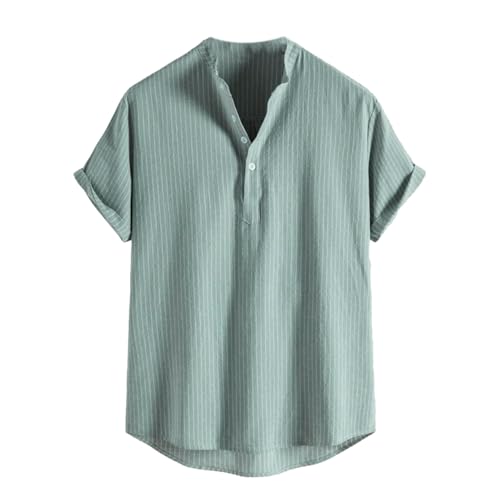 Chemisier coton homme manches courtes et coupe ample légère