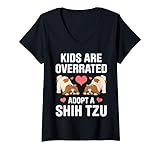 Les enfants sont surestimés adoptent un Shih Tzu. Montrez votre passion pour Shih Tzus et soutenez leur adoption avec ce design amusant et adorable pour les amoureux de Shih Tzu, propriétaire de Shih Tzu. Amoureux des chiens.