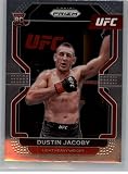 2022 Panini Prizm UFC #123 Dustin Jacoby RC Rookie Card Official MMA Trading Card in Raw (NM or Better) Condition