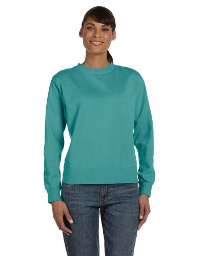 Comfort Colors By Chouinard Ladies' Fleece Crew (Seafoam) (M)
