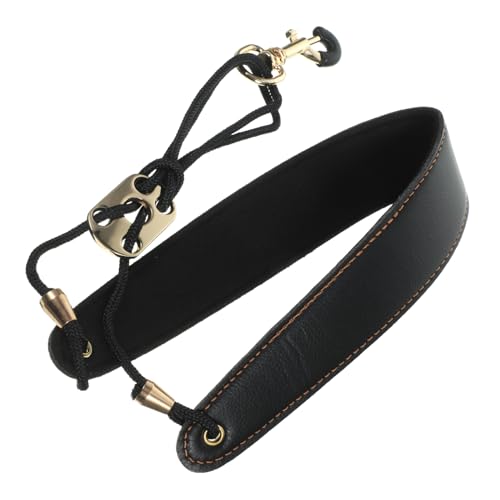 Hemoton Saxophone Neck Hanging Strap Soft Saxophone Single Shoulder Strap Sax Accessory