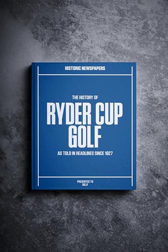 Golf Ryder Cup Personalised Sporting Newspaper UK History Book -