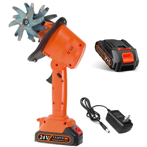 Tiller électrique sans fil 235RPM mini-cultivateur pour sol et désherbage