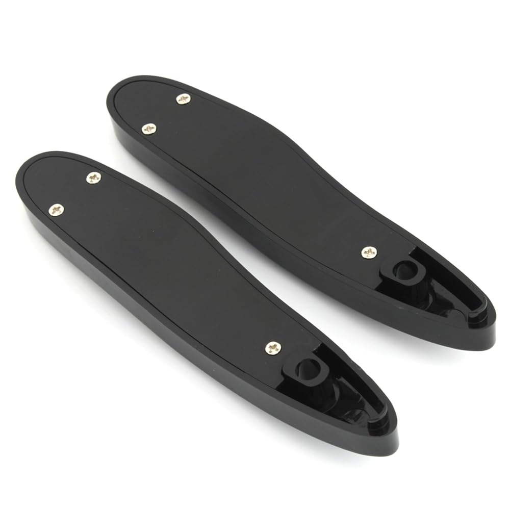 Zestaw do relokacji tylnego kierunkowskazu Harley Softail Slim Breakout Fat Boy FLFB FXBB FXBR czarny plastik