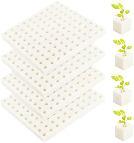 400 Pcs Esponja Semillero Esponja Cultivo Hidropónico Cubos de Cu...