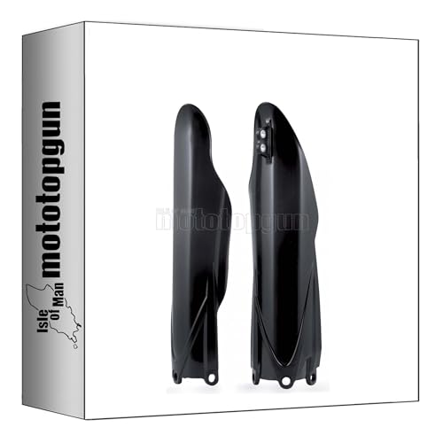 Couvercle fourche noir contre les projections pour moto Yamaha WR 125 2T