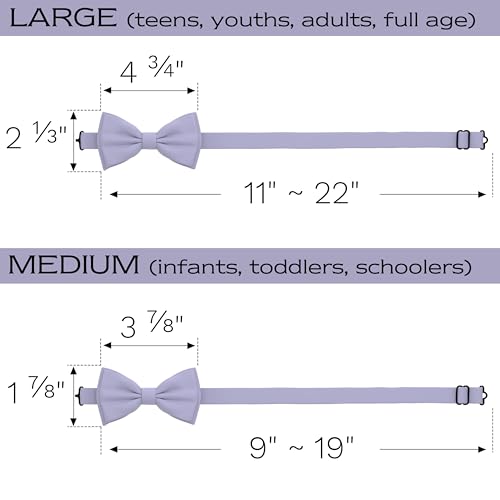 Image of Adam Young Men's Bow Ties with Handkerchief Pre-Tied Style Formal Satin Classic Bowtie for Tuxedo Faux Silk