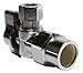 Heavy Duty 1/2 in. CPVC SLIP Inlet x 3/8 in. OD Compression Outlet Chrome Plated Brass 1/4 Turn Single Piece Body Angle Valve (Pack of 5)