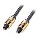 Produktbild Lindy Toslinkkabel GOLD 0.5m TOSLINK SPDIF Metallstecker