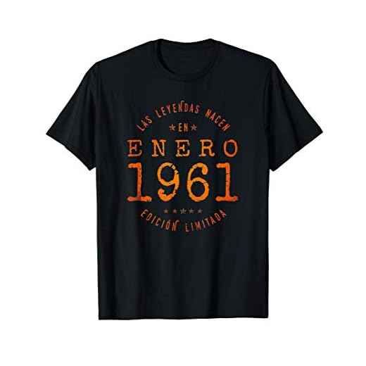 Las Leyendas nacen en Enero de 1961 - Regalo de 60 años Camiseta